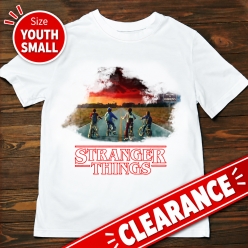 Stranger Things Watercolour T-shirt-Youth Small (6-8)